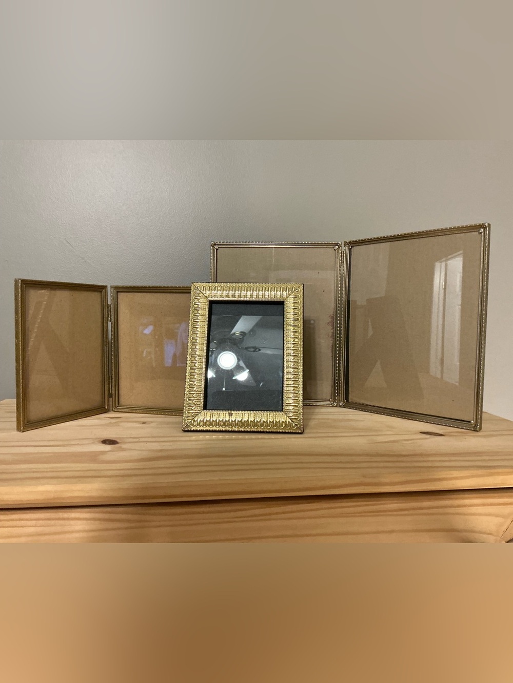 Bundle of Gold Decorative Photo Frames